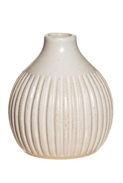 Grooved Bud Vases